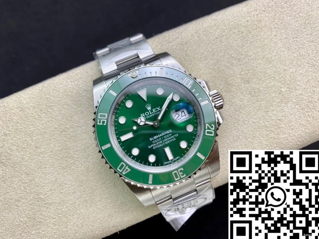 Factory V4 116610LV-97200 Green Dial Submariner Clean Rolex 1221